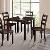 Lubbock 5 Pc. Dining Table Set Model Fm3419Ex-T-5Pk-Chair By Furniture Of America